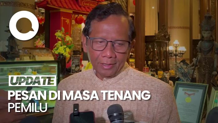 Pesan Mahfud di Masa Tenang: Kontemplasi untuk Pilih yang Terbaik