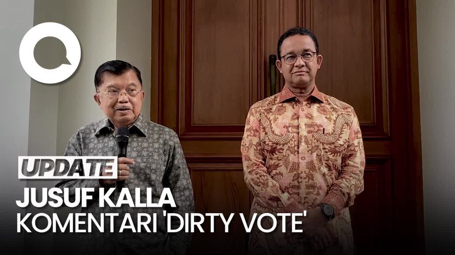 Jusuf Kalla soal Dirty Vote: Masih Ringan Dibanding Kenyataan
