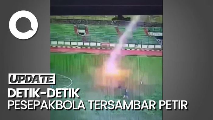 Sederet Fakta Pesepakbola Tewas Tersambar Petir di Stadion Siliwangi