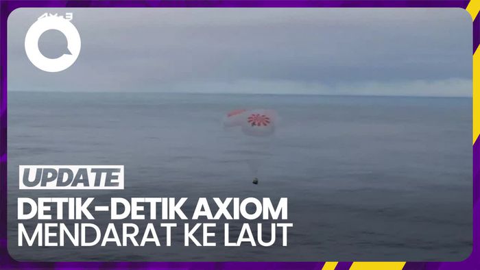 Momen 4 Awak Axiom Mission 3 Sukses Mendarat ke Bumi