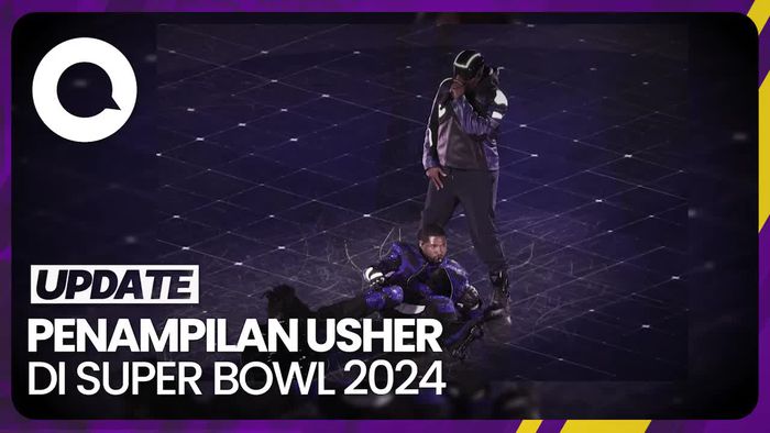 Penampilan Usher Duet Bareng Alicia Keys di Panggung Super Bowl