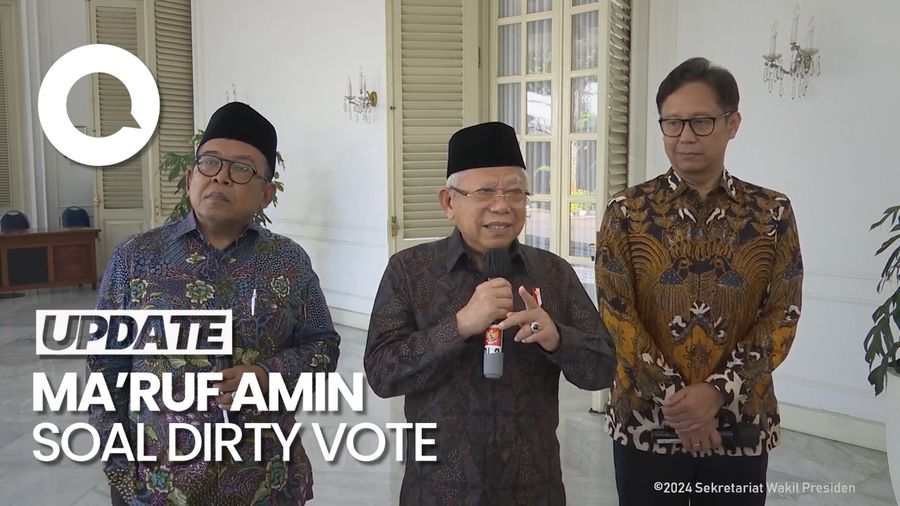 Respons Maruf soal Film Dirty Vote: Harus Direspons dengan Baik