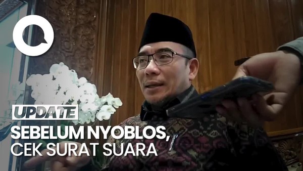 KPU Sarankan Pemilih Cek Surat Suara Sebelum Masuk Bilik Suara
