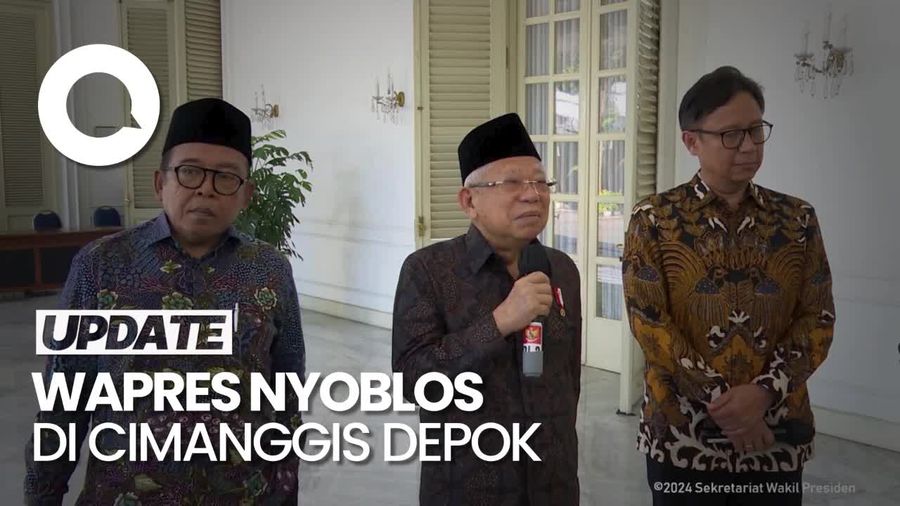 Wapres Maruf: Saya Akan Nyoblos di Cimanggis