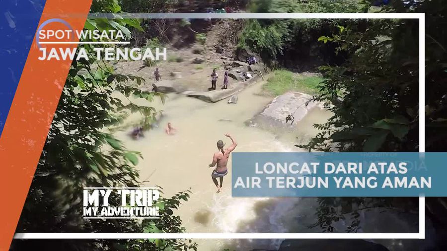 Cara Lompat Dari Air Terjun Dengan Aman dan Tanpa Resiko, Boyolali