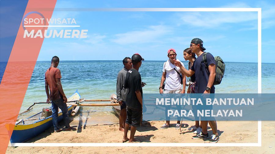 Nebeng Sampan Nelayan Lokal Menuju Pulau Nusa Kutu, Maumere