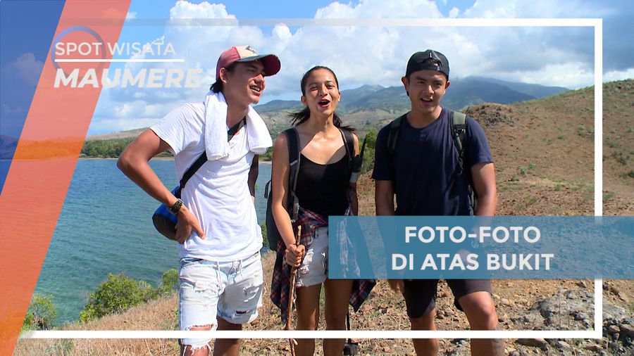 Abadikan Momen Seru, di Spot Foto Puncak Bukit Pulau Nusa Kutu, Maumere