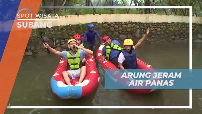 Melihat Keunikan Arung Jeram Air Panas di Subang