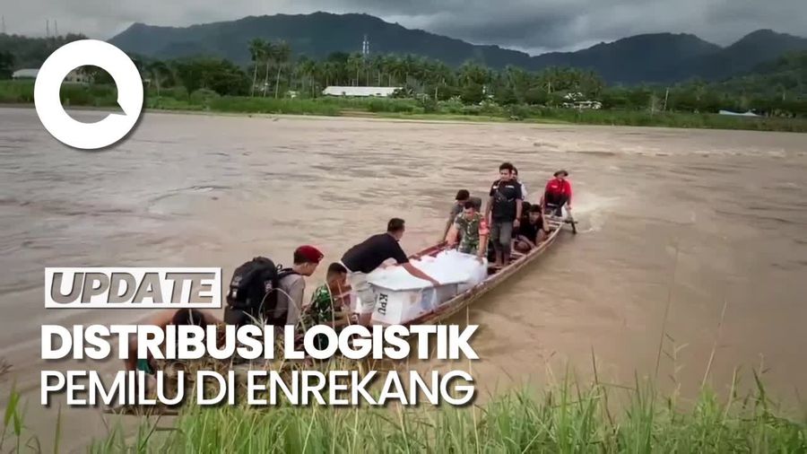 Melihat Perjuangan Pendistribusian Logistik Pemilu di Enrekang