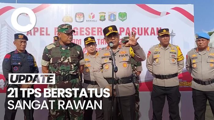 Polda Metro Ungkap 21 TPS Berstatus Sangat Rawan, Ada yang di Pulau Seribu