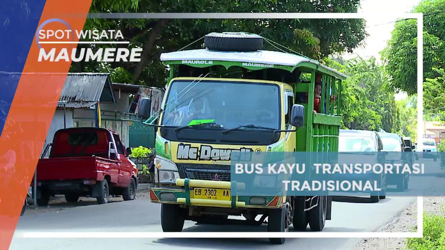 Bus Kayu, Transportasi Unik Tradisional di Maumere