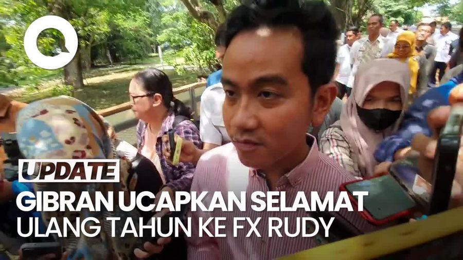 Gibran Ucapkan Selamat Ultah ke FX Rudy: Terima Kasih Beri Bimbingan Kami