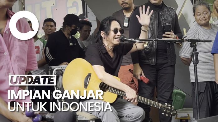 Kala Ganjar Ditanya Abdee Slank Impiannya untuk Indonesia