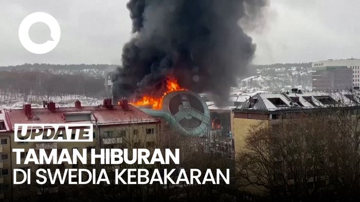 Taman Hiburan di Swedia Alami Kebakaran Hebat