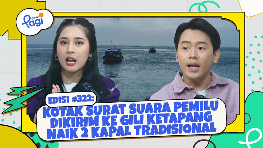 Kotak Surat Suara Pemilu Dikirim ke Gili Ketapang Naik 2 Kapal Tradisional