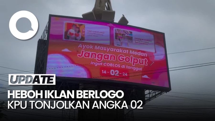 Iklan Jangan Golput Tonjolkan Angka 02, Ini Klarifikasi KPU Medan