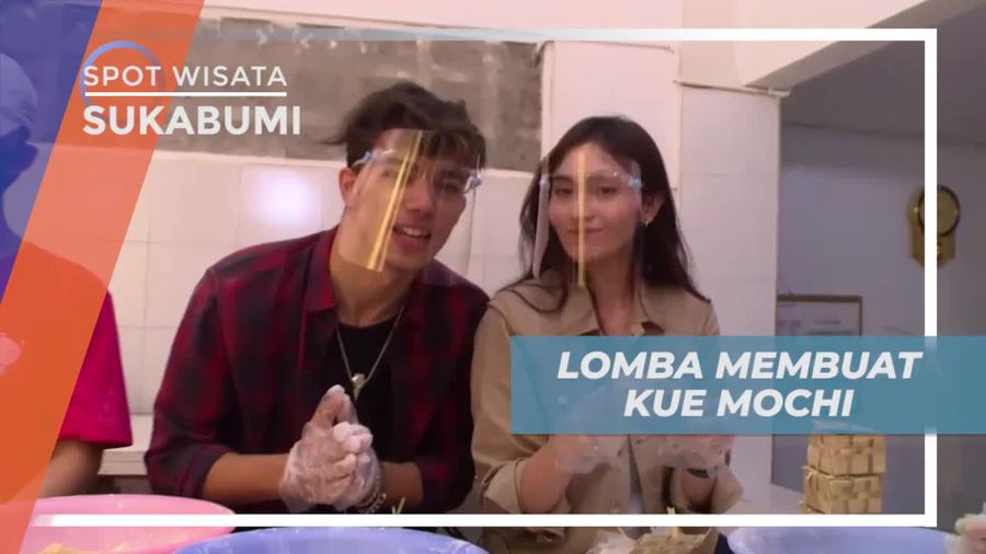 Keseruan Adu Cepat Membuat Kue Mochi, Sukabumi