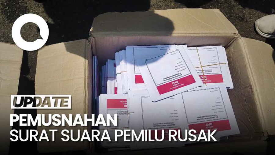 KPU Lebak Musnahkan Ratusan Surat Suara Pemilu Rusak