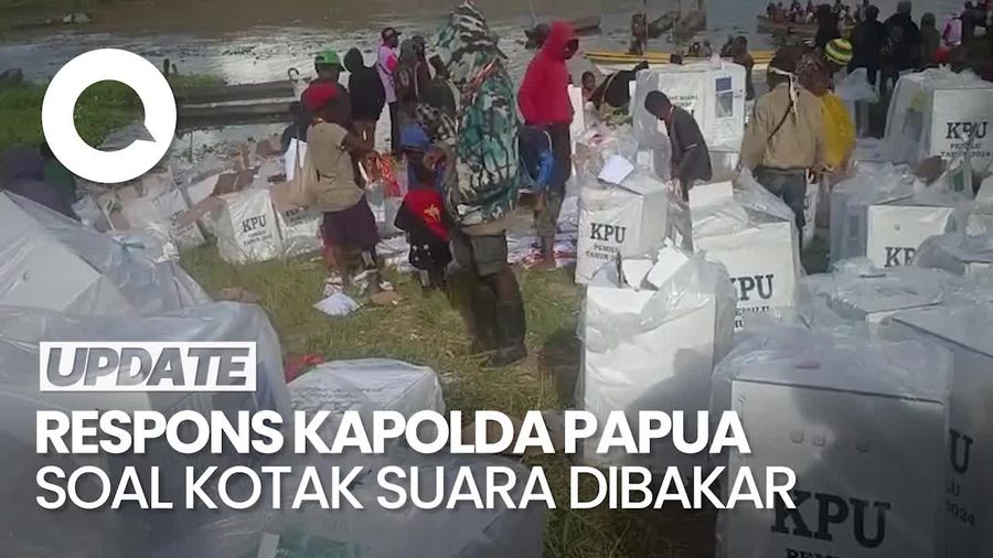 Kotak Suara Pemilu Dibakar di Paniai, Ini Kata Kapolda Papua