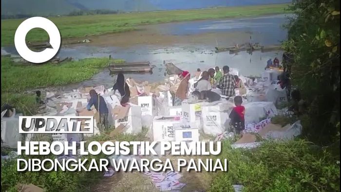 Heboh Warga Paniai Unboxing Logistik Pemilu, Bawaslu Telusuri