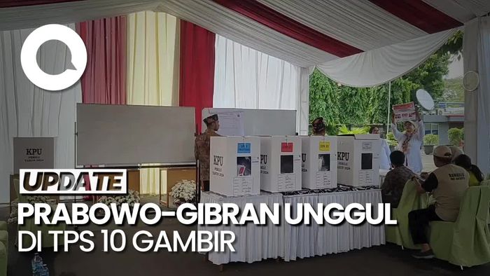 Prabowo-Gibran Unggul di TPS Jokowi Nyoblos