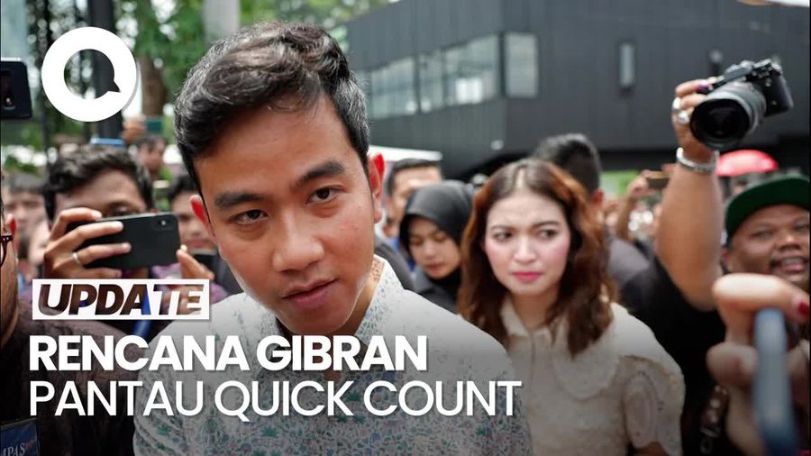 Gibran Bakal Pantau Quick Count dari Rumah