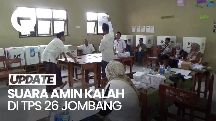 AMIN Kalah Suara dari Prabowo-Gibran di TPS Ibunda Cak Imin