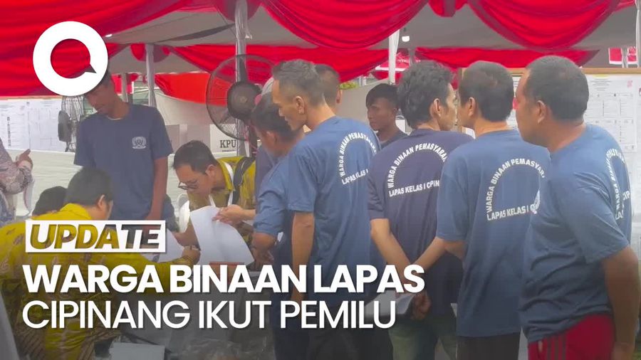 2.585 Warga Binaan Ikut Nyoblos di Lapas Cipinang