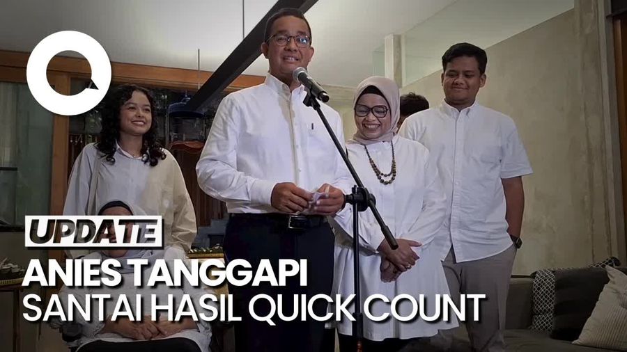 Anies Respons Hasil Quick Count: Jangan Buru-Buru, Santai