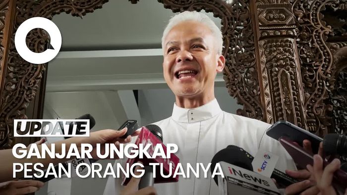 Pesan Ortu untuk Ganjar Jelang Pencoblosan: Mesti Semeleh dan Bersihkan Hati