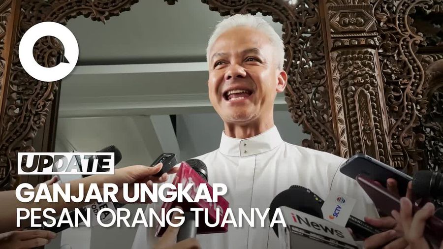 Pesan Ortu untuk Ganjar Jelang Pencoblosan: Mesti Semeleh dan Bersihkan Hati
