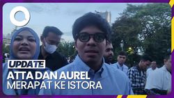 Atta-Aurel Ikut Nobar Perhitungan Quick Count di Istora
