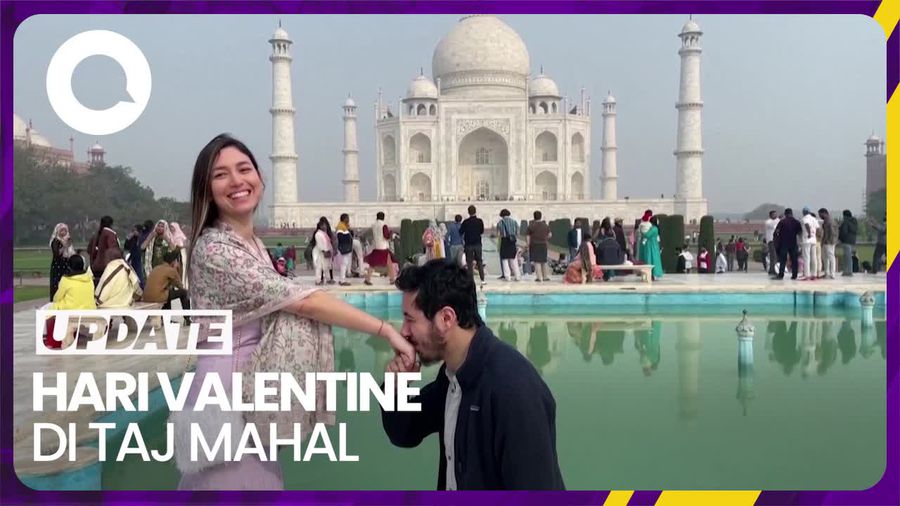 Protes Kelompok Hindu saat Taj Mahal Ramai di Hari Valentine
