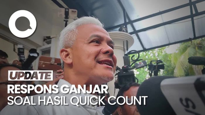 Respons Ganjar saat Ditanya soal Quick Count: Percaya Suara Saya Segitu?
