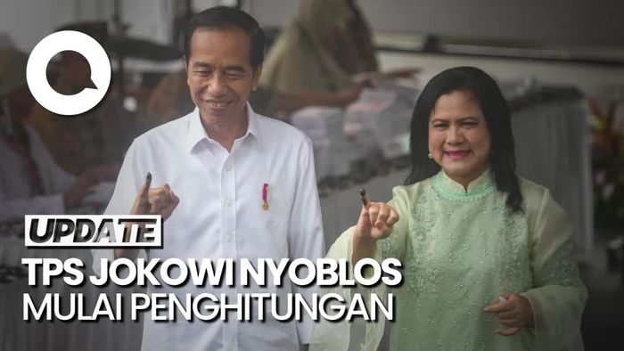 TPS Jokowi Nyoblos Mulai Penghitungan,Total 87 Pemilih