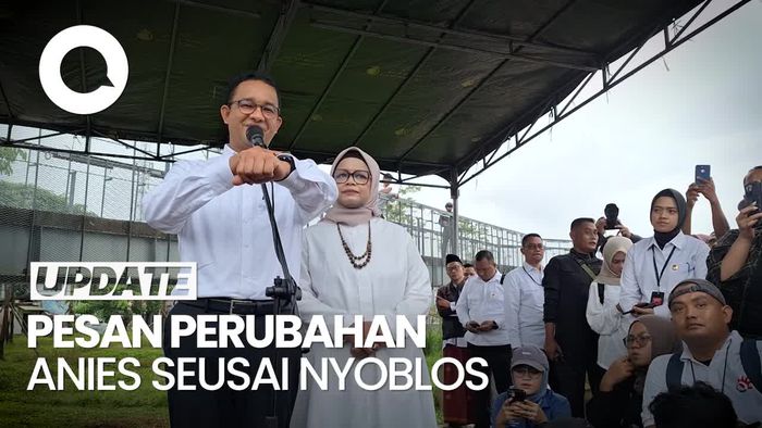 Pesan Anies Seusai Nyoblos: Saatnya Perubahan, Itu Saja