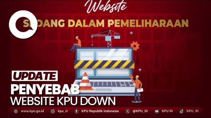 Website KPU Terima Ratusan Juta Serangan Siber di Hari Pemilu