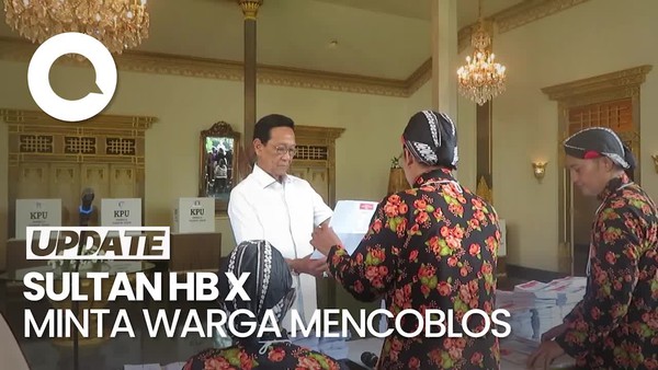 Pesan Sri Sultan HB X Seusai Nyoblos: Jangan Golput!