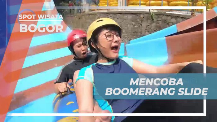 Meluncur Asik Dengan Boomerang Slide, Bogor