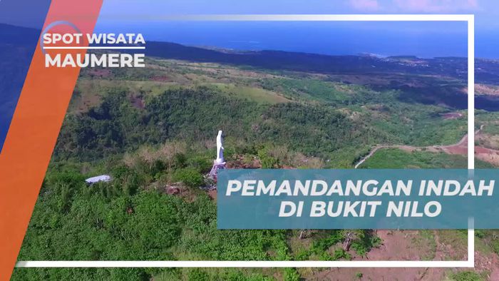 Melihat Panorama Lukisan Alam Indah Maumere Dari Bukit Nilo