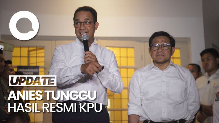 Anies: Kita Tunggu Sampai Hasil Seluruhnya Selesai, Tapi Kami Hormati