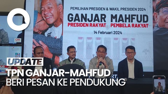 Pesan TPN Ganjar-Mahfud ke Pendukung: Jangan Sedih Dulu