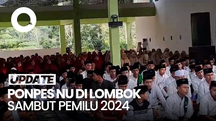  Sambut Pemilu, Ponpes NU di Lombok Gelar Khatam Al-Quran