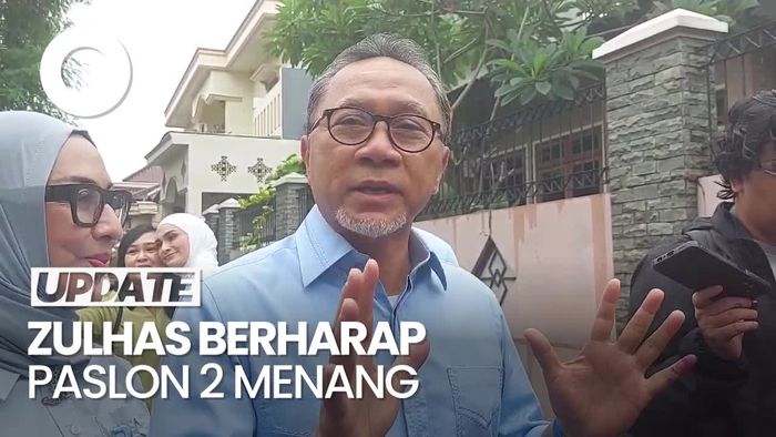 Zulhas Nyoblos Bareng Istri-Anak: Harapannya Satu Putaran