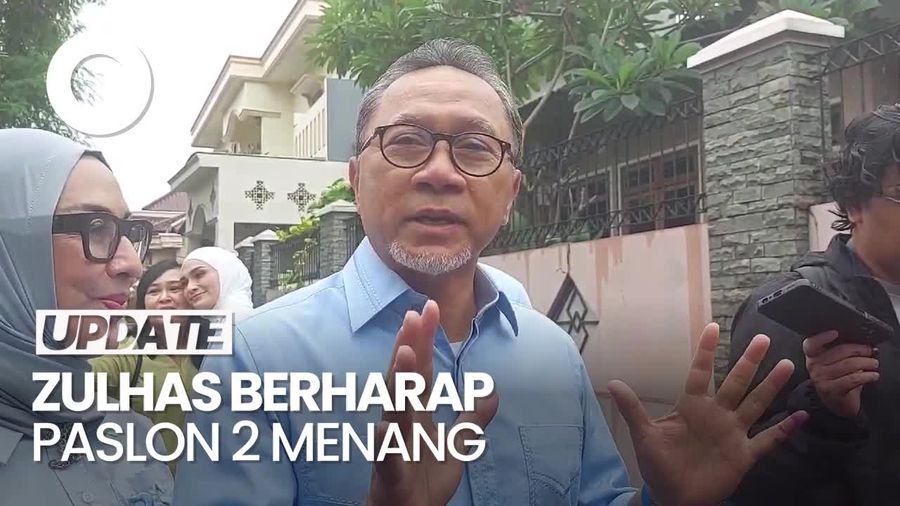 Zulhas Nyoblos Bareng Istri-Anak: Harapannya Satu Putaran