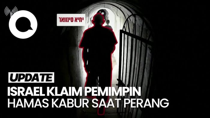 Israel Rilis Video Detik-detik Pemimpin Hamas Kabur Saat Perang