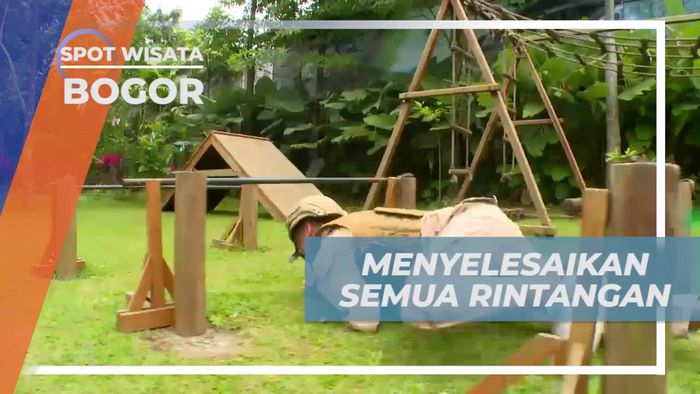 Mencoba Melewati Aneka Rintangan ala Militer, Bogor