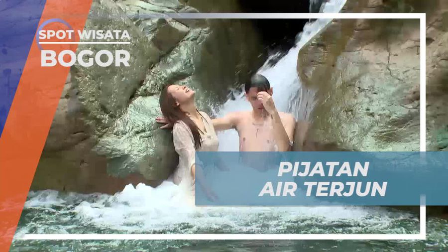 Merasakan Kenyamanan Pijatan Alami Air Terjun Leuwi Benjol Bogor