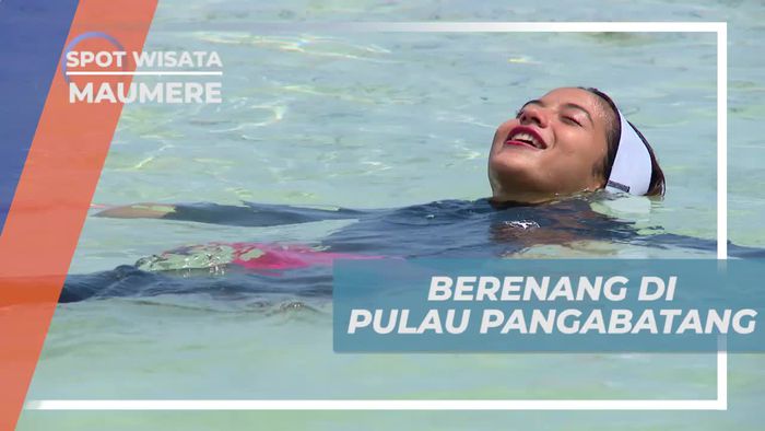 Berenang Menikmatimati Keindahan Pulau Pangabatang Maumere 