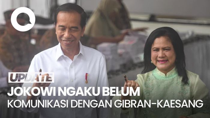 Jokowi Ngaku Tak Komunikasi dengan Gibran-Kaesang Sebelum Nyoblos